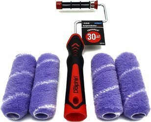 ZESTAW BLUE DOLPHIN WAŁEK SERIA 330 SPINNER 10cm 9mm 4szt + UCHWYT ROLLER 10CM