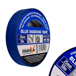 TAŚMA MALARSKA NIEBIESKA MASKUJĄCA PAPIEROWA 25 mm x 50 m MOTIVE
