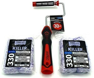 ZESTAW BLUE DOLPHIN WAŁEK SERIA 330 KILLER 10cm 13mm 4szt + UCHWYT ROLLER 10CM