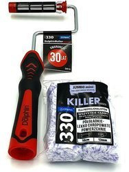 ZESTAW BLUE DOLPHIN WAŁEK SERIA 330 KILLER 10cm 13mm 2szt + UCHWYT ROLLER 10CM