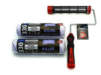 ZESTAW BLUE DOLPHIN WAŁEK SERIA 330 KILLER 25cm 13mm 2szt + UCHWYT ROLLER 25CM