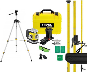 Zestaw Laser krzyżowy NIVEL SYSTEM CL3G  Zielony + Darmowa DOSTAWA