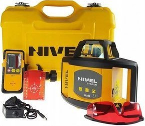 Niwelator rotacyjny laserowy NIVEL SYSTEM NL500 Czerwony + Darmowa DOSTAWA