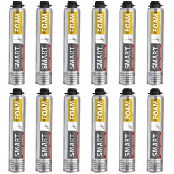 12szt WKRĘT-MET PIANA PISTOLETOWA SMART FOAM 750ml