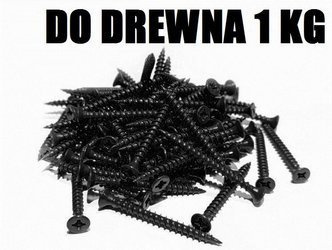 WKRĘTY DO DREWNA DO PŁYT G-K GIPSOWYCH 70mm 1kg