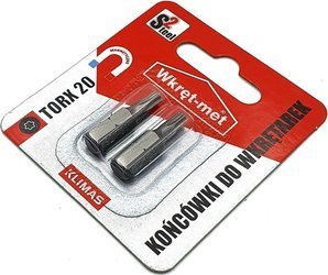 Końcówki do wkrętarki bity TORX TX 20 2 szt